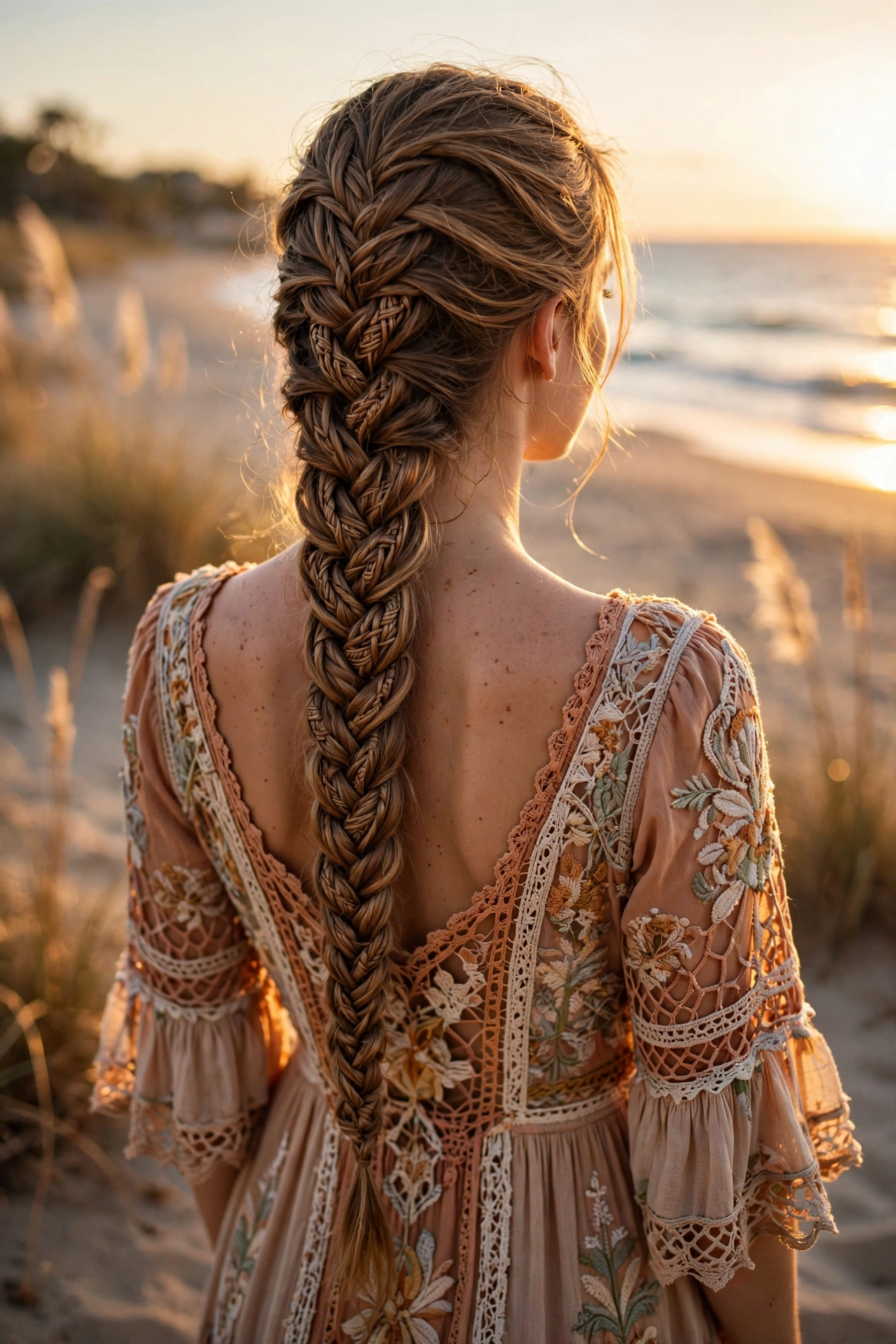 Box braids hairstyles with long protective plaits