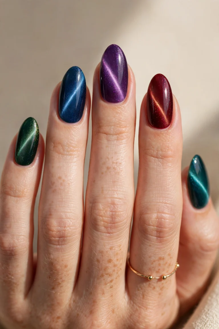 19 Cat Eye Nail Designs for 2026: Magnetic, Glossy & Mesmerizing