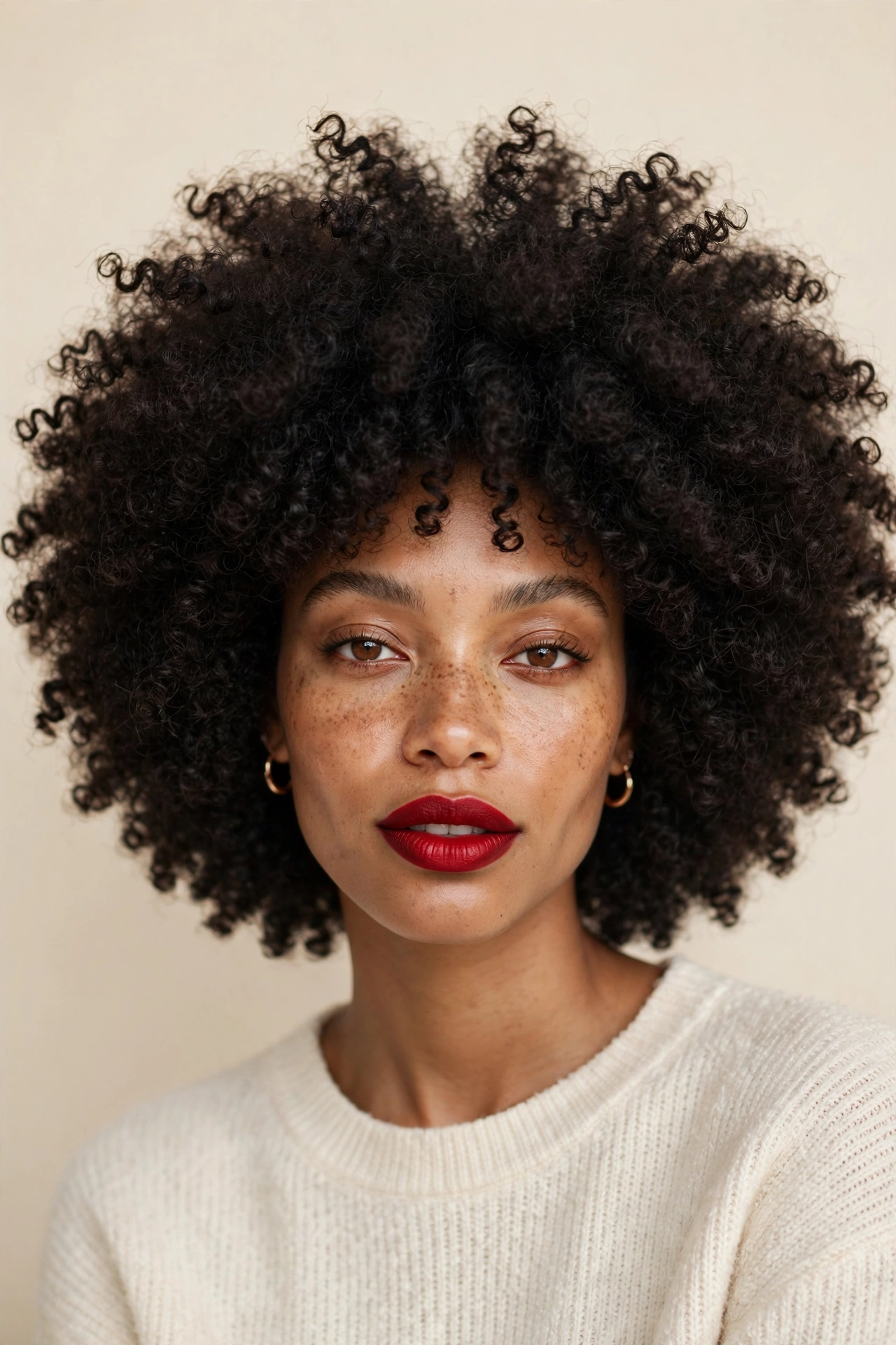 Curly high ponytail hairstyles with voluminous cascading curls