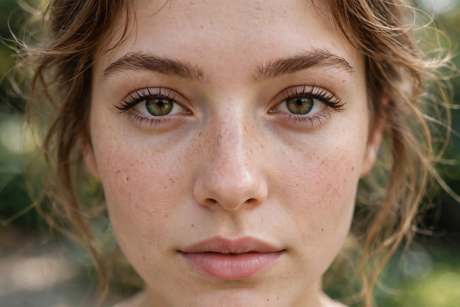Natural everyday makeup looks with curled lashes and tightlined eyes