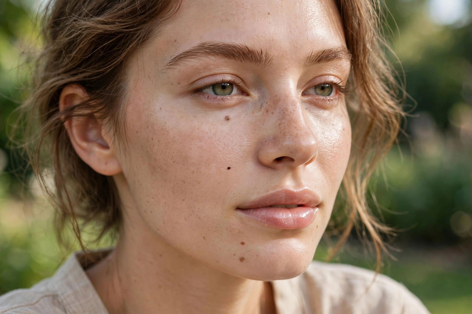 Barely-there natural everyday makeup looks for errand days