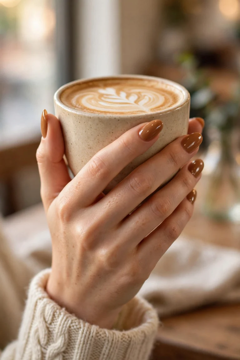 13 Gorgeous Latte Nail Designs: Caramel Coffee Shades for 2026
