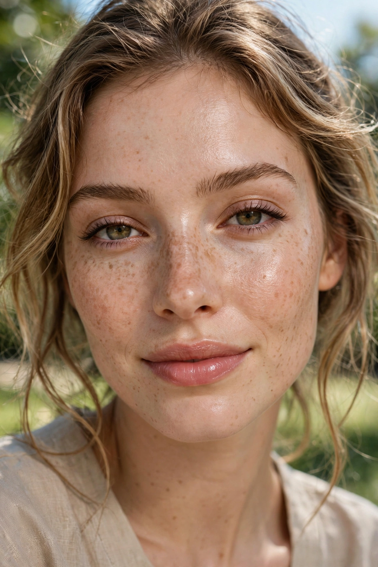 Tinted moisturizer glow natural makeup look