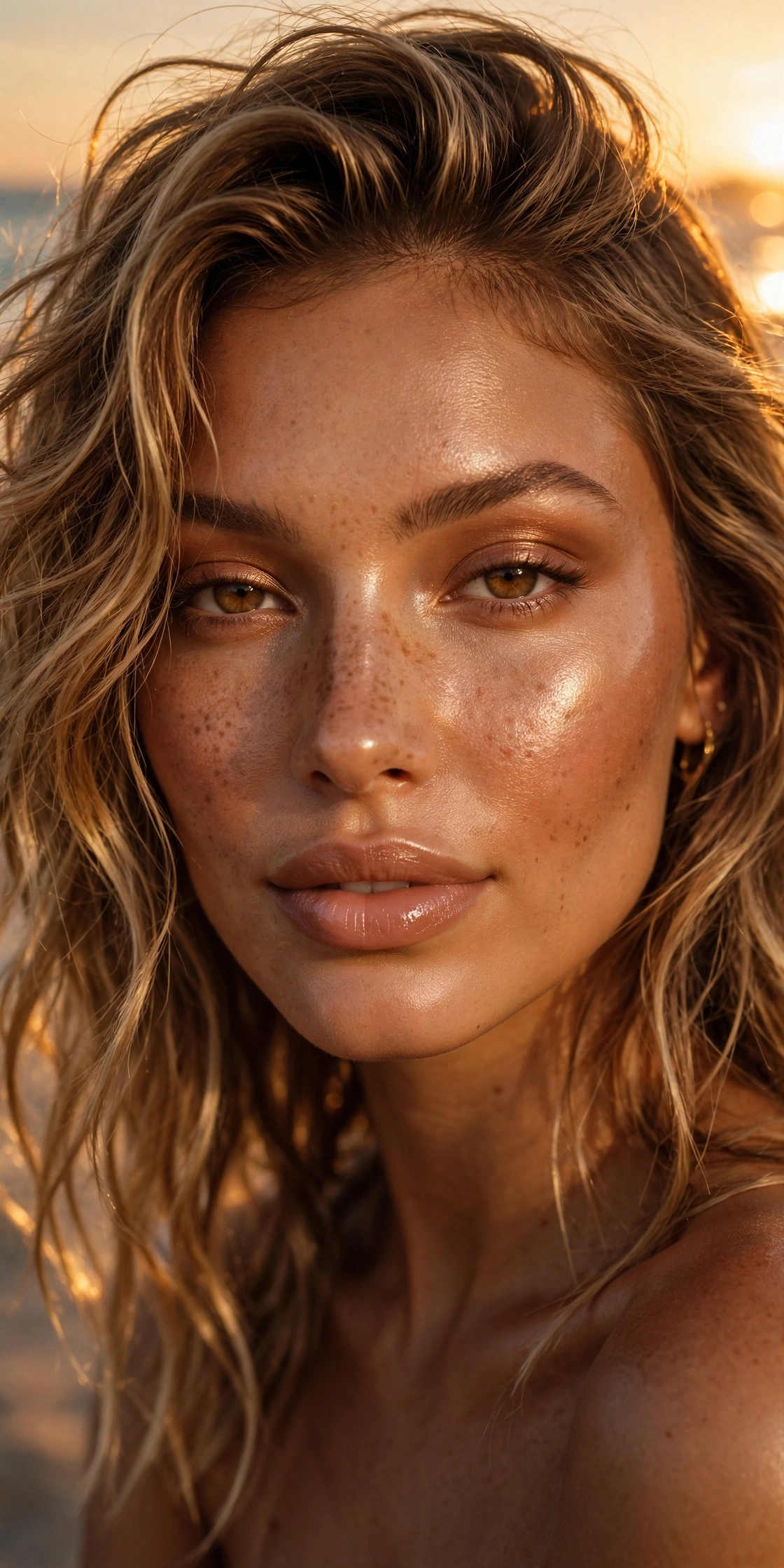 Bronzed goddess glow natural glam makeup