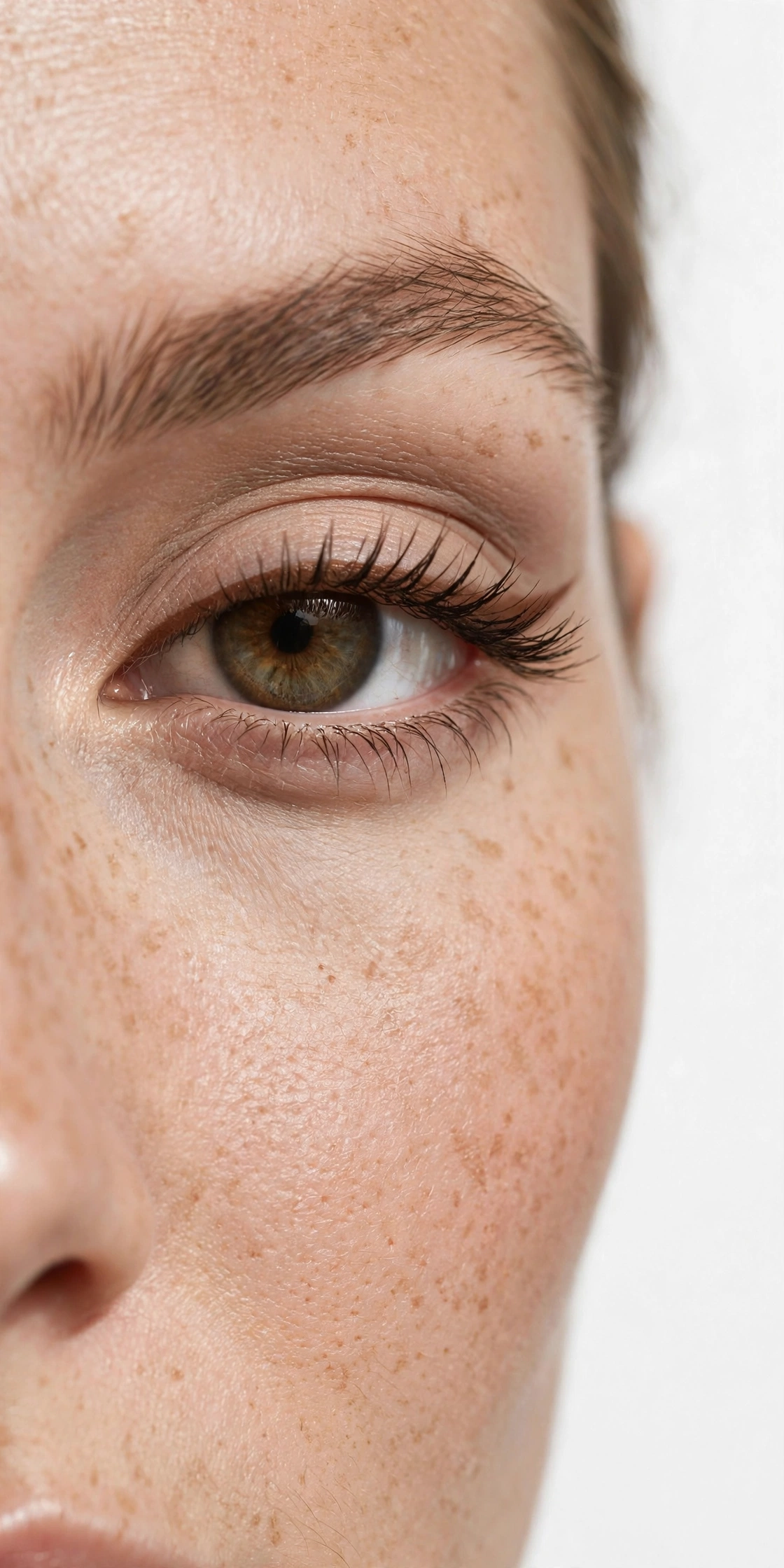 Subtle winged eyeliner natural glam makeup look