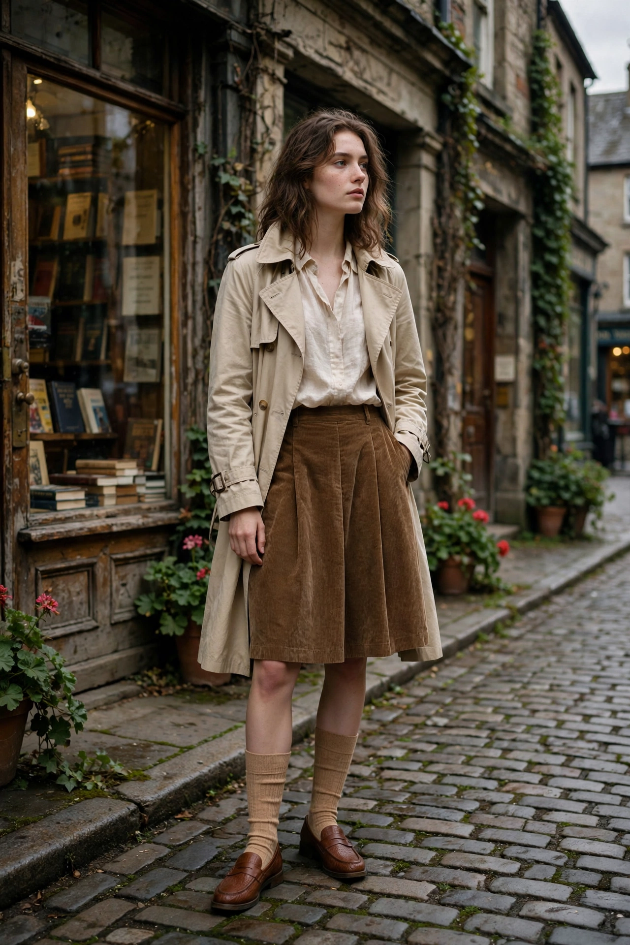 Poetcore oversized blazer with mini skirt outfit