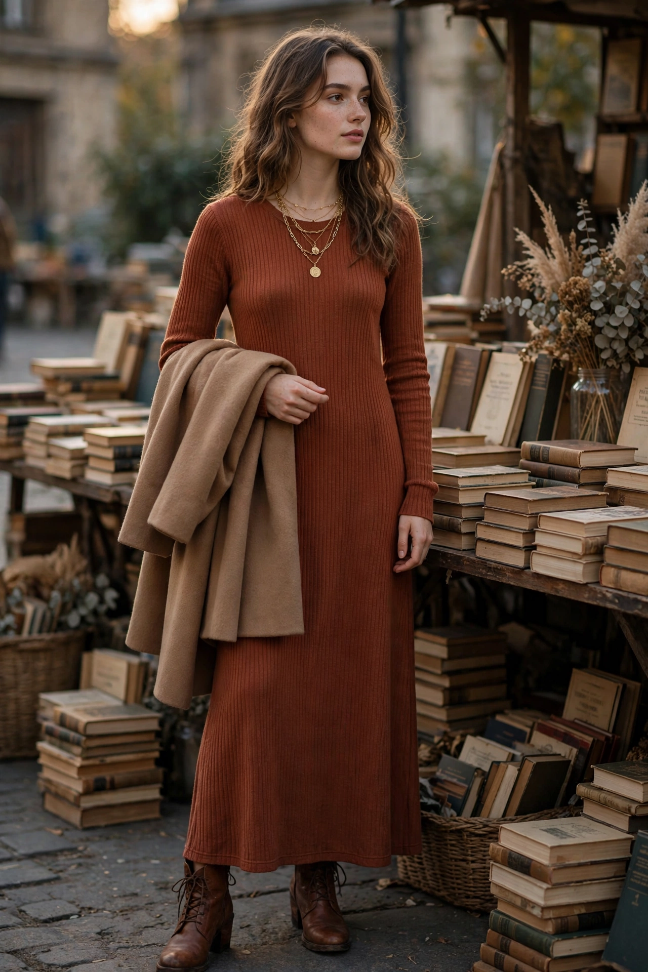 Poetcore full poet gown dramatic maxi dress outfit